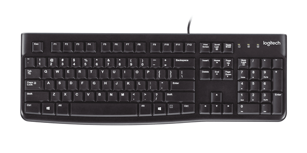 Logitech K120 Corded Keyboard teclado USB QWERTY Español Negro – imagen 2