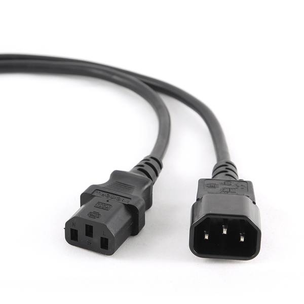 Gembird cable alimentación cpu-monitor 6a 1.8mts – imagen 2