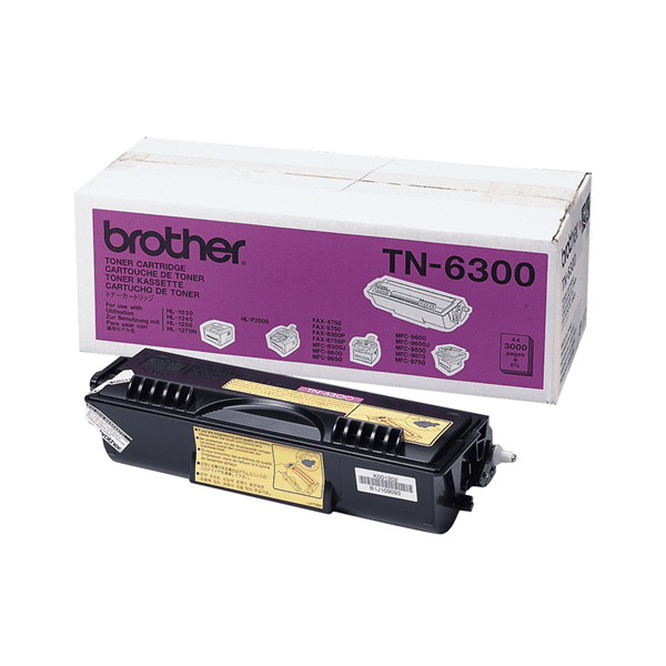 Brother TN-6300 toner negro (original) – imagen 2