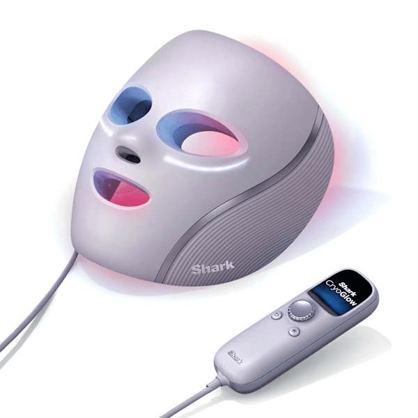 MSCARA DE LUZ LED SHARK FW312EUPL CRYOGLOW, CON EFECTO FRO EN CONTORNO DE OJOS - LILA