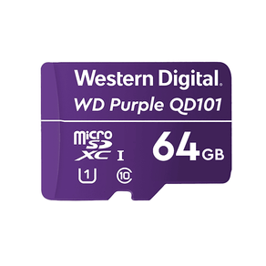 WD PURPLE QD101 MICROSD 64GB 3YEAR WARRAN TY