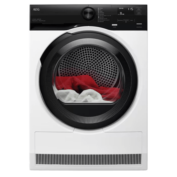 SECADORA CON BOMBA DE CALOR AEG TE7G9OBOB 9 KG C BLANCO
