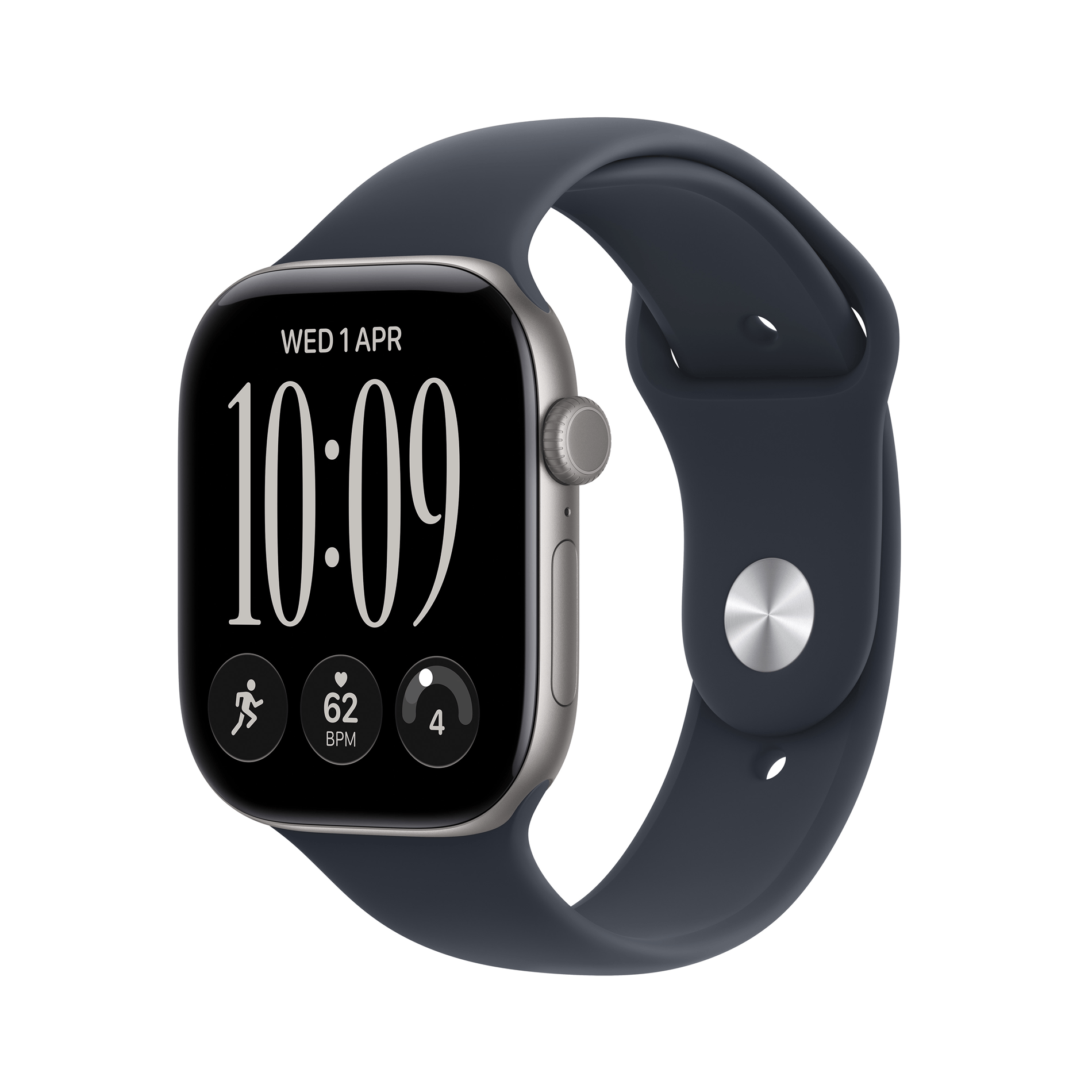 Apple Watch 12 42 SG Al Nb SP Blk Sm GPS