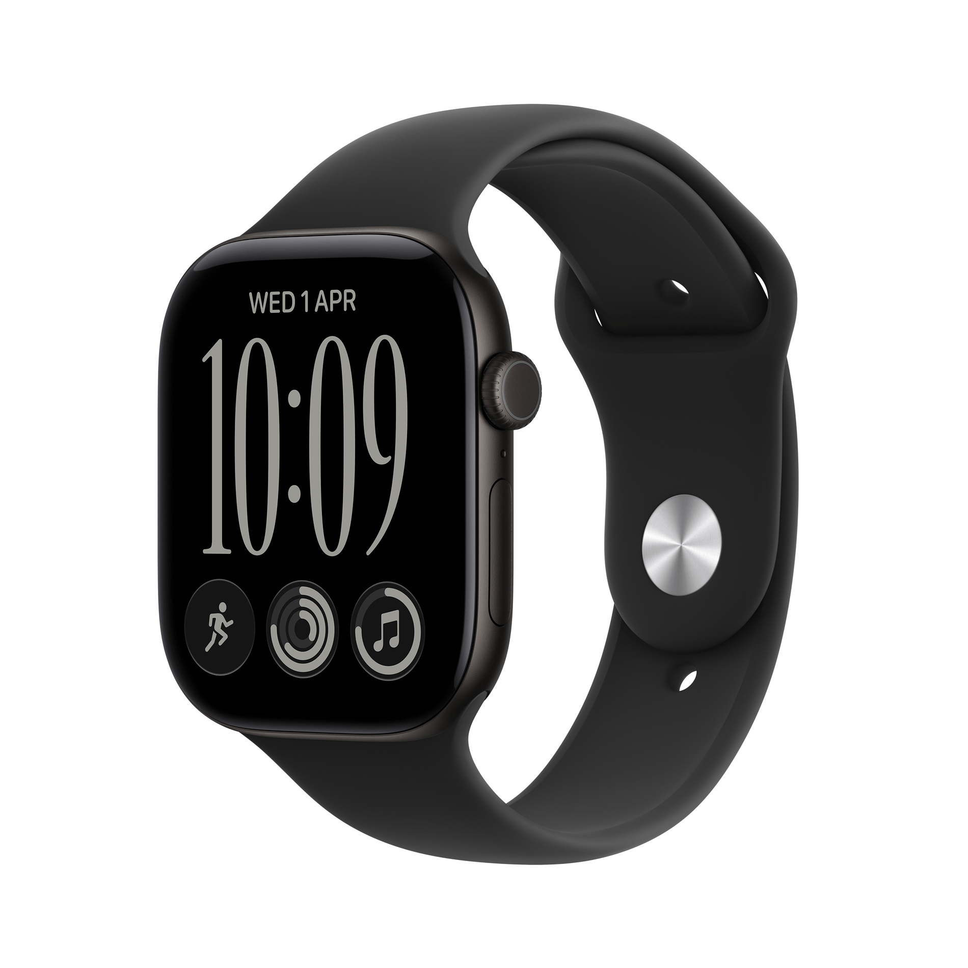 Apple Watch 12 42 Bk Al Bk SP Blk Sm GPS
