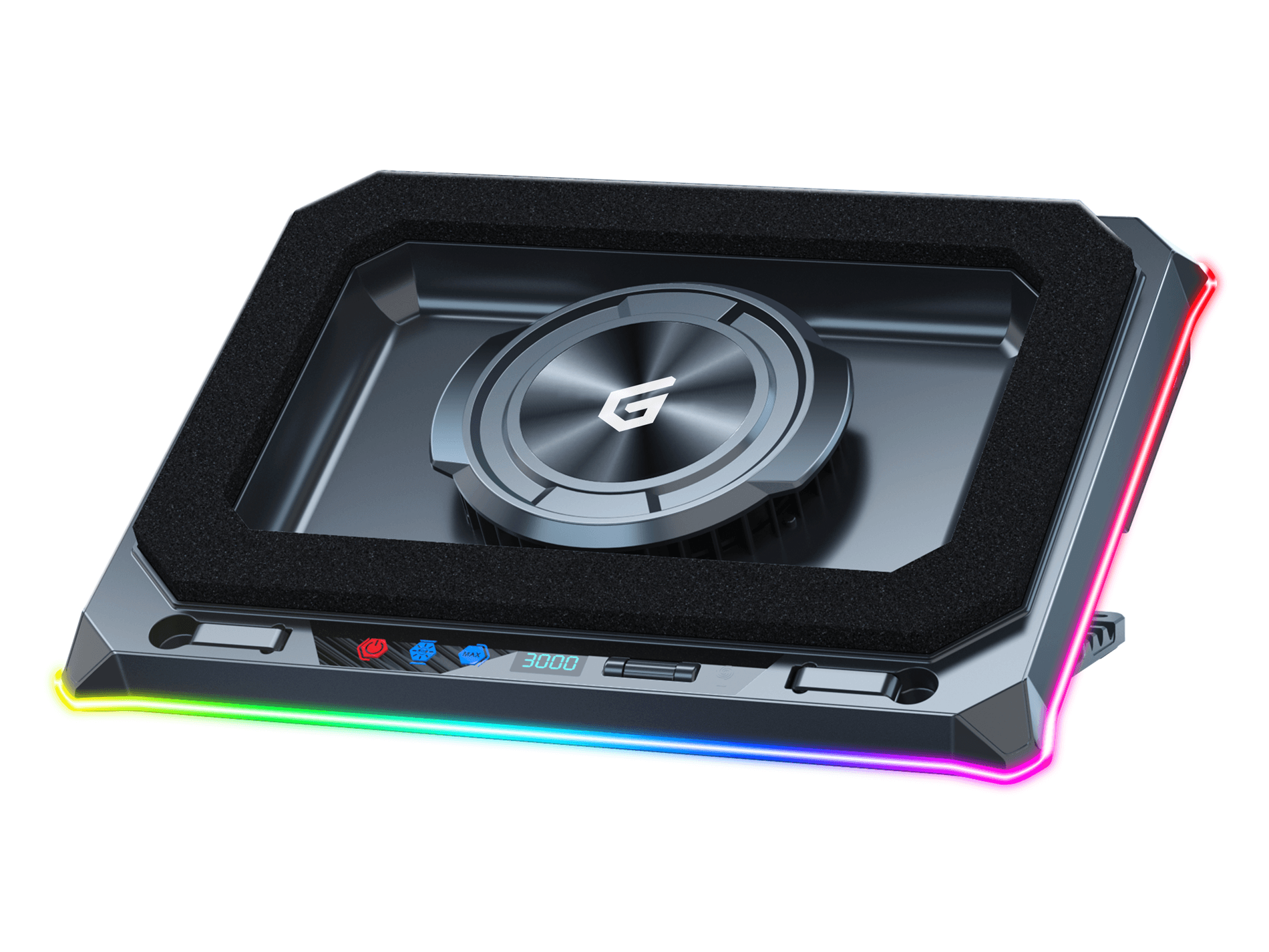BASE DE REFRIGERACION PARA PORTATILES GAMING CONCEPTRONIC THYIA03B HASTA 19" VENTILADOR TURBO RGB