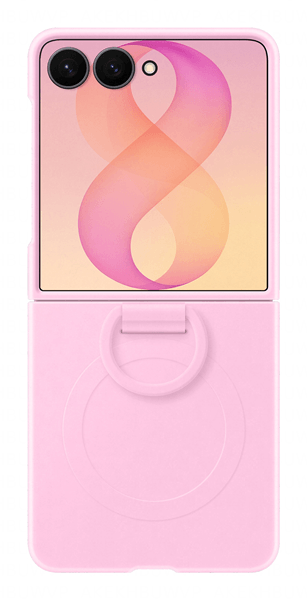 FUNDA SILICONE MAGNET Z FLIP8 PINK