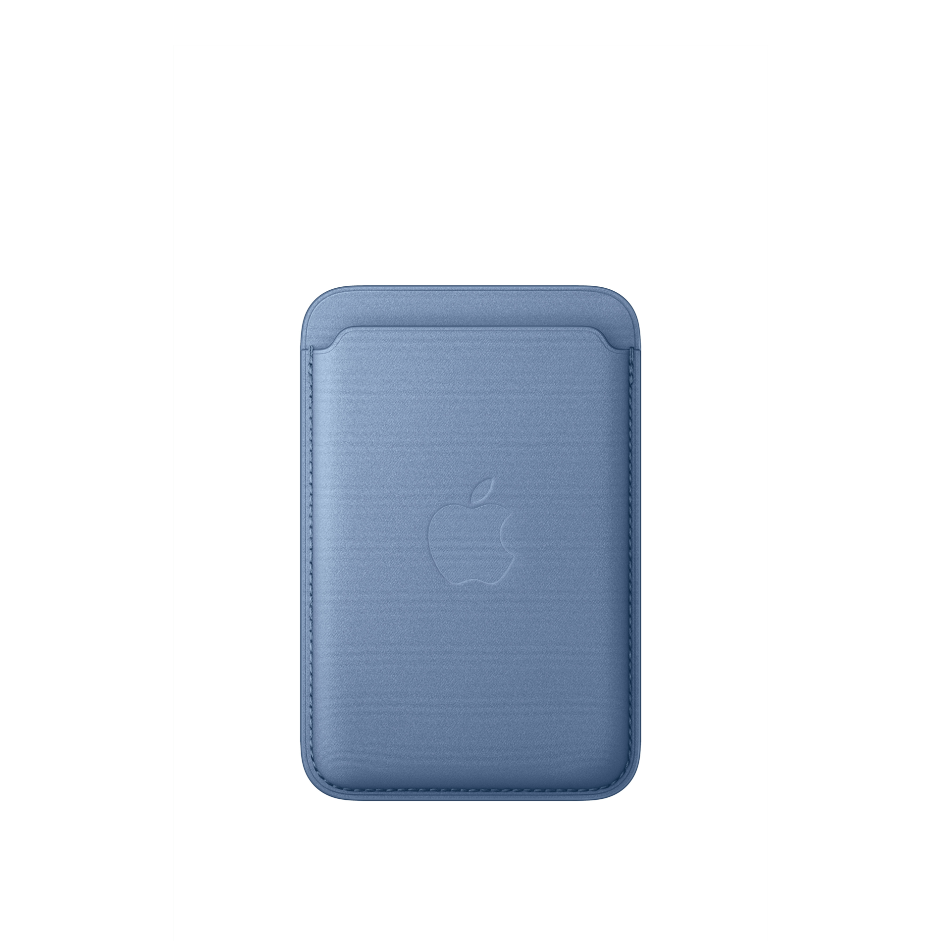 iPhone FineWoven Wallet with MagSafe Wildflower Blue