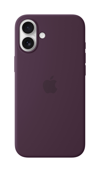iPhone 16 Plus Silicone Case with MagSafe - Plum