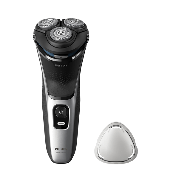 AFEITADORA PHILIPS S3143/00 3 CABEZALES FLEXIBLES 5D USO EN HUMEDO Y SECO INALAMBRICA RECARGABLE