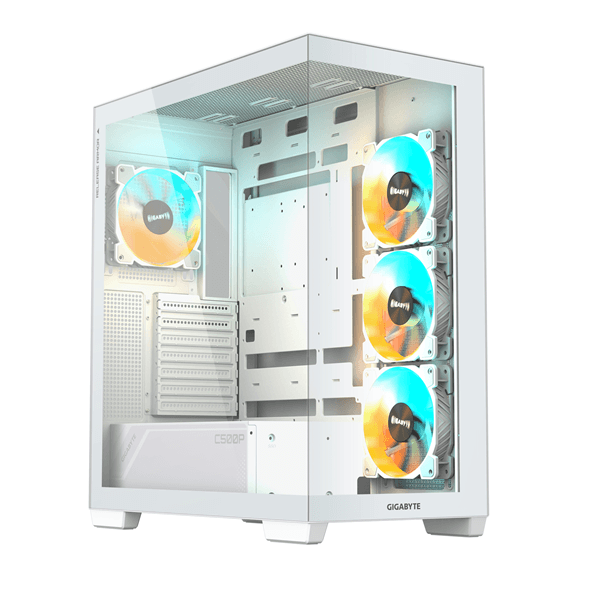 CAJA GIGABYTE C500 PANORAMIC STLEATH ATX 4 VENT 120MM BLANCA