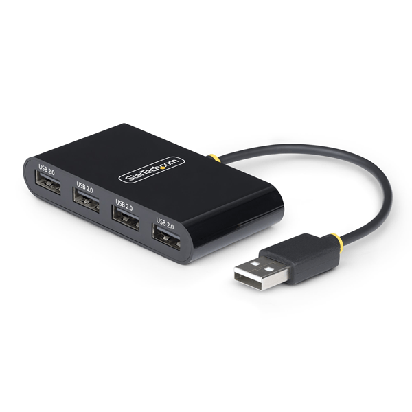 4-Port USB 2.0 Hub Bus Powered 480Mbps