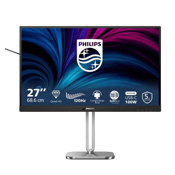 PHILIPS 27" LCD IPS Quad HD HDMI Altavoces