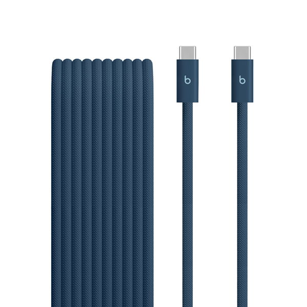 BEATS 240W USB-C TO USB-C BRAIDED CABLE (3 M / 10 FT) - NITRO NAVY