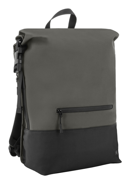 TWO-TONE ROLLTOP BACKPACK GREY 25L