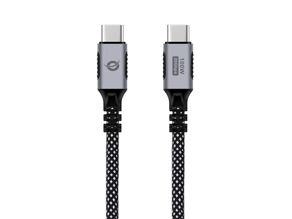 CABLE USB-C A USB-C 2M CONCEPTRONIC USB 3.2 GEN 2x2 100W 20V 5A 20GBPS 4K60H E-MARK