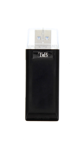 TNB Lector de Tarjeta de memoria POCKET READER USB3 - USB 3.0 memory card readerCompatibility: SDHC, micro SD, T-flash - Connectivity: USB3.0 - B