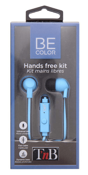 TNB Auriculares con cable BE COLOR jack azul