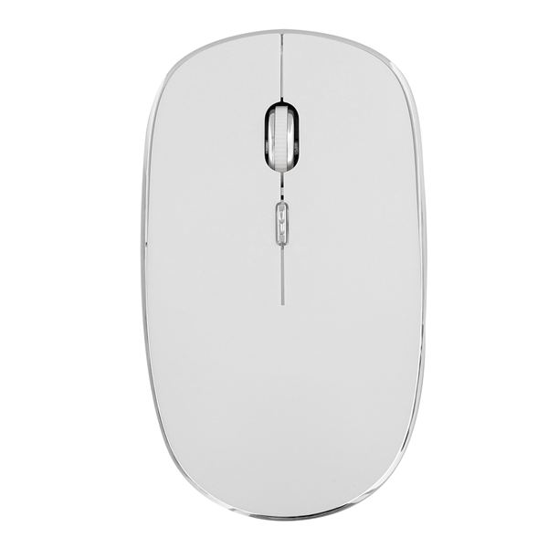 TNB RUBBY - Rat?n ?ptico inal?mbrico silencioso 1600 dpi - blanco/plateado