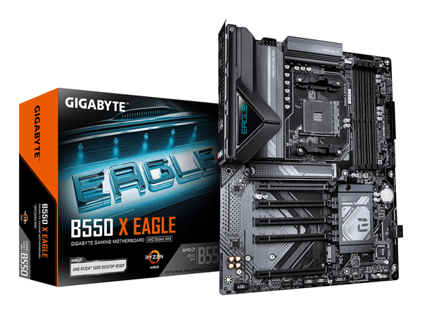 Placa AMD GIGABYTE B550 X EAGLE Placa Base Socket AM4