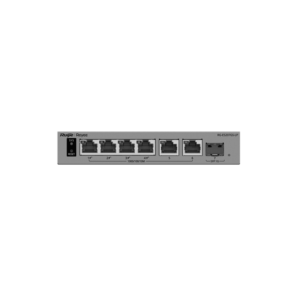 Reyee RG-ES207GS-LP Switch Cloud 4P PoE + 2P 1G +