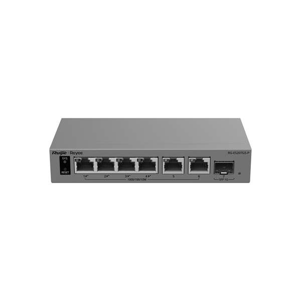 Reyee RG-ES207GS-P Switch Cloud 4P PoE + 2P 1G + 1