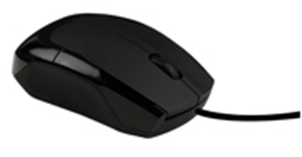 TNB SHARK - Rat?n ?ptico con cable - negro