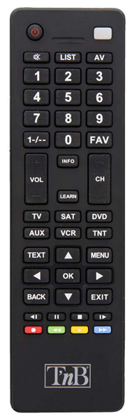 TNB Mando a distancia universal 6 en 1 - negro