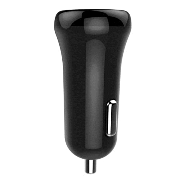 TNB WAY - Cargador de encendedor de cigarrillos dual USB de 2.4 A - Negro