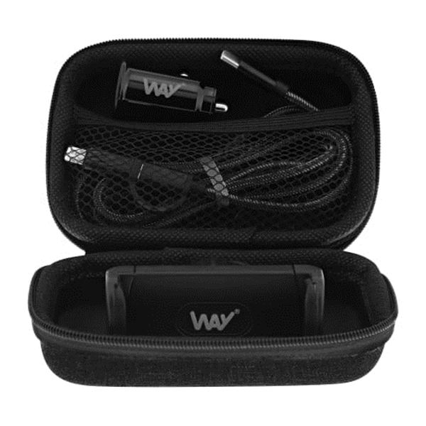 TNB WAY - kit 3 in 1 para Coche - Cargador mechero + soporte + Cable 3 en 1 - Black