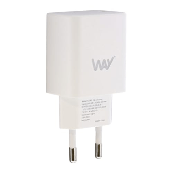 TNB WAY - Cargador de energ?a USB-C de 20 W - Blanco