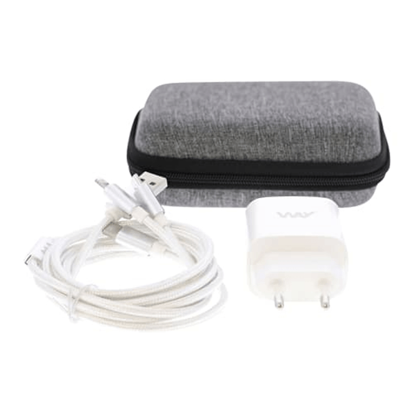 TNB WAY - Kit de carga universal 3 en 1 - Blanco