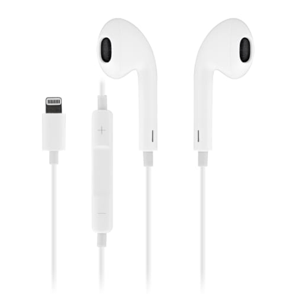 TNB WAY - Auriculares Lightning Semi In-Ear - Blanco