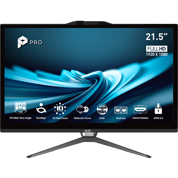 MSI Pro AP222T-613EU i3-14100 8 512 W11H 22 tac.N