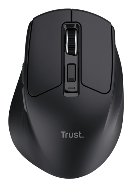 MOUSE TRUST WIRELESS NIVEN BT/2.4GHZ 7 BOTONES SILENCIOSO 800-3200DPI RECARGABLE NEGRO