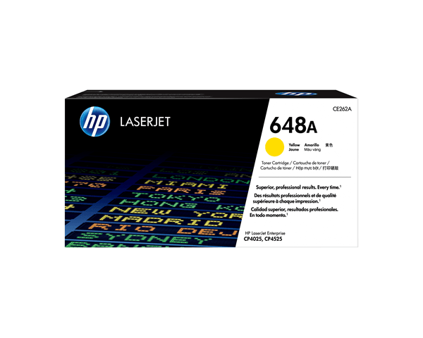 Toner hp amarillo 648a ce262a