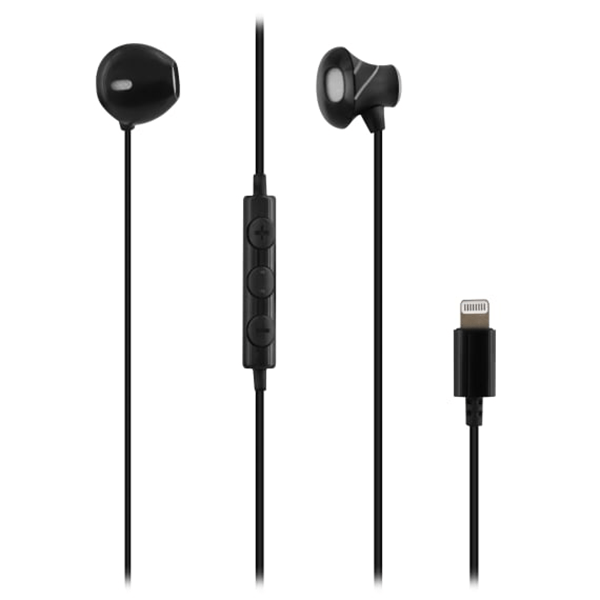 TNB CURV - Auriculares de bot?n Lightning - negro