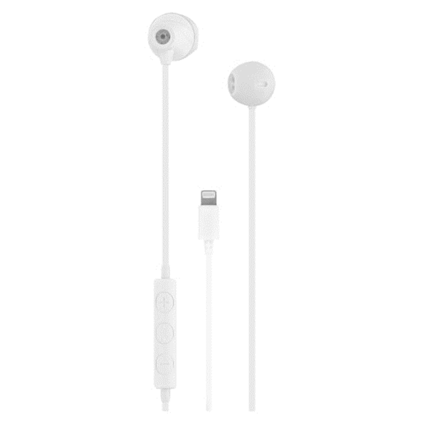 TNB CURV - Auriculares de bot?n Lightning - blanco