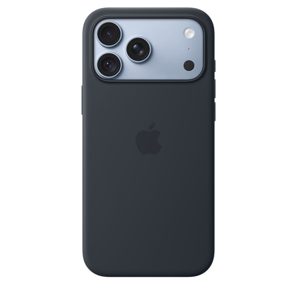 Iphone 18 pro max silicone case with magsafe - navy blue