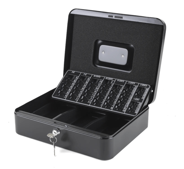 iggual Caja efectivo 3+8 30x24x9 cm IRON-TINY