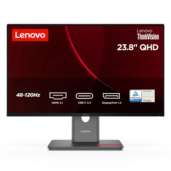 LENOVO ThinkVision P24Q-40 Monitor ThinkVision 23.8" LCD IPS Quad HD HDMI