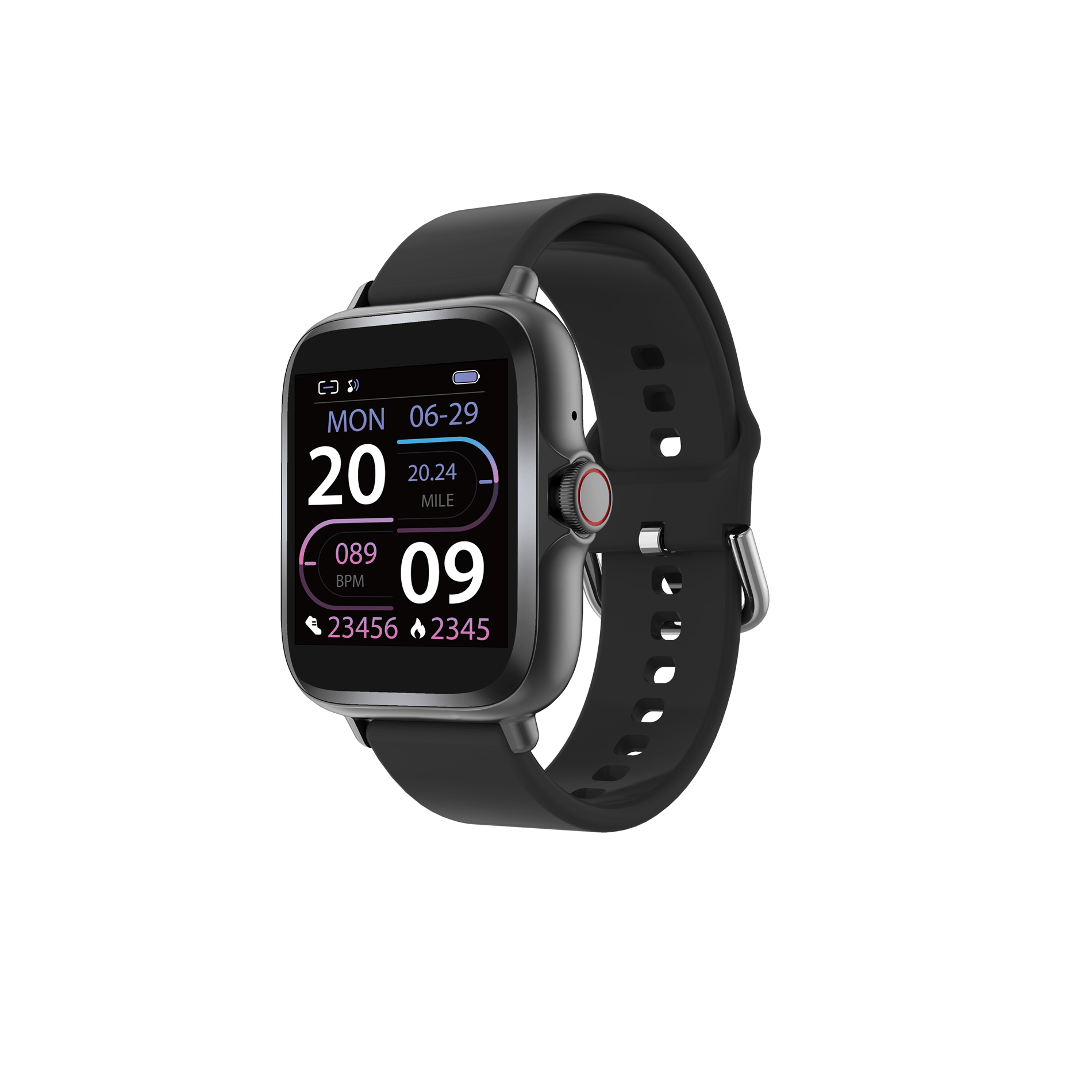 SMARTWATCH DENVER BLUETOOTH CON SENSOR DE FRECUENCIA CARDIACA NEGRO