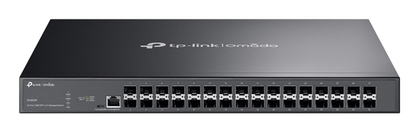 SWITCH GESTIONABLE L2+ TP-LINK OMADA SX3032F 32P 32x10GB SFP+ APP METALICO RACK NEGRO