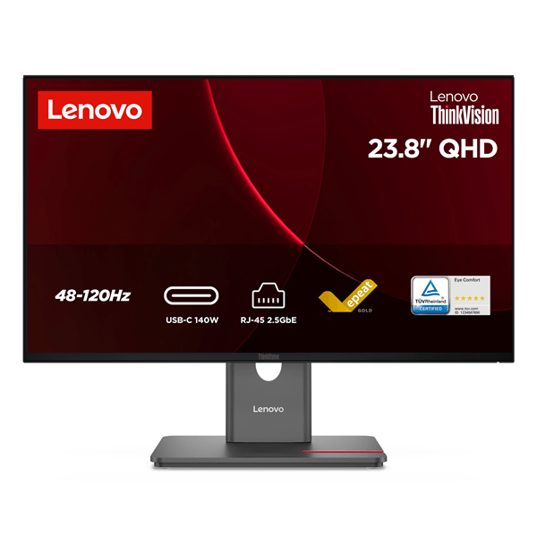 LENOVO ThinkVision P24QD-40 Monitor ThinkVision 23.8" LCD IPS Quad HD HDMI