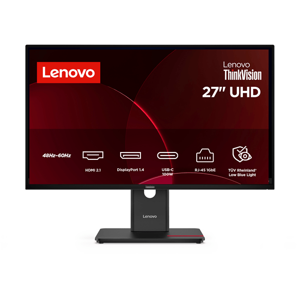 LENOVO ThinkVision T27UD-40 Monitor ThinkVision 27" LCD IPS 4K Ultra HD HDMI