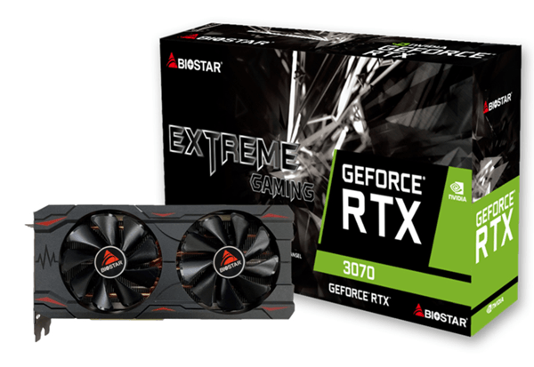 TARJETA GRAFICA BIOSTAR GeForce RTX 3070 8GB DDR6