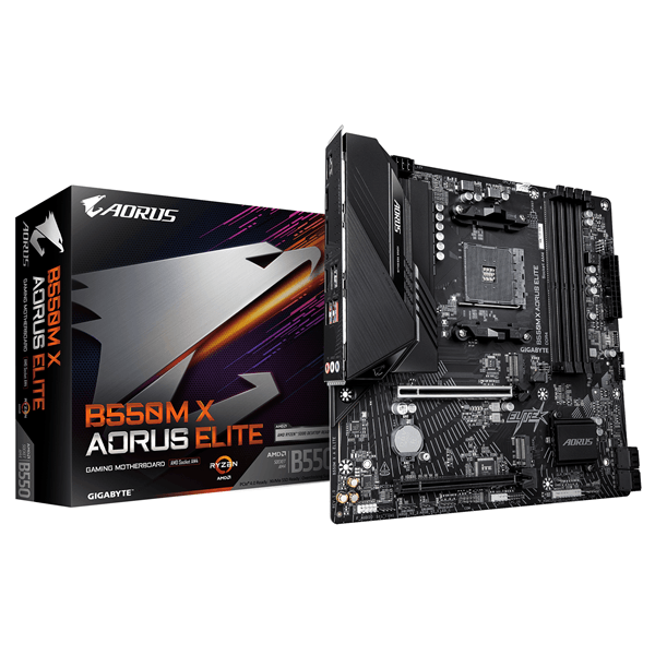Placa AMD GIGABYTE B550M X AORUS ELITE Placa Base Socket AM4