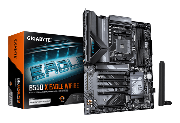 Placa AMD GIGABYTE B550 X EAGLE WIFI6E Placa Base Socket AM4