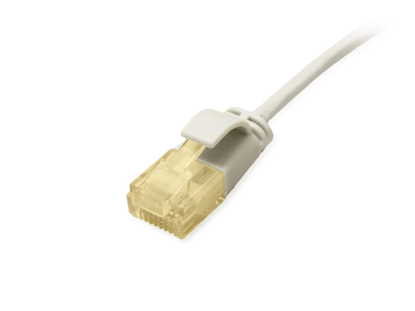 LATIGUILLO U/UTP CATEGORIA 6A SLIM LIBRE HALOGENOS LSOH 1,5M COLOR GRIS EQUIP 626704