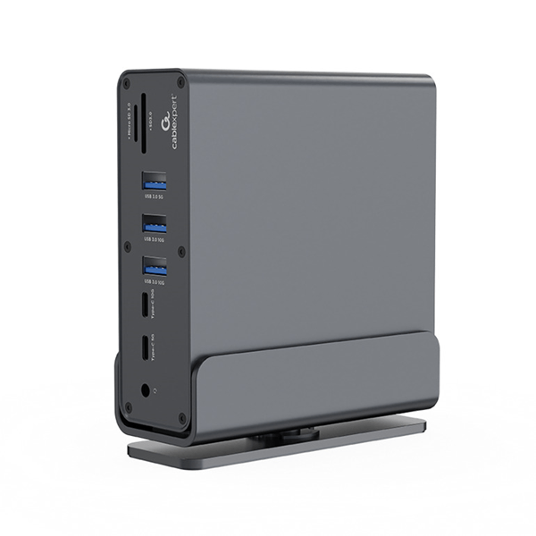 DOCK GEMBIRD A-CF-COMBO15-01 USB-C 15EN1 GRIS