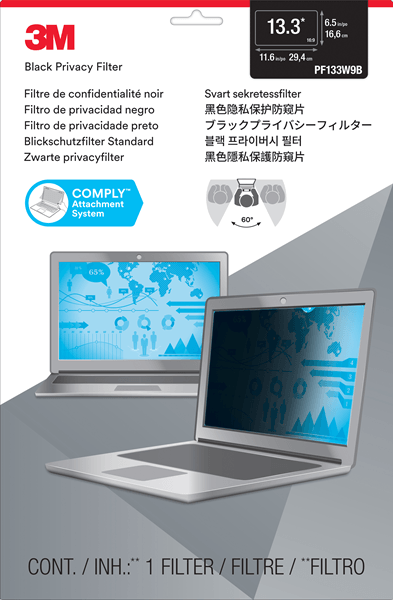 Filter 3M Privacy Laptop 13.3in/19:9